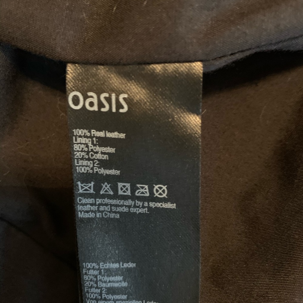 Leather Moto Jacket - Picture 4 of 4